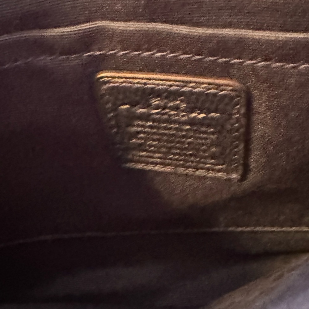 Coach Blue and Black Shoulder Bag - Picture 8 of 10
